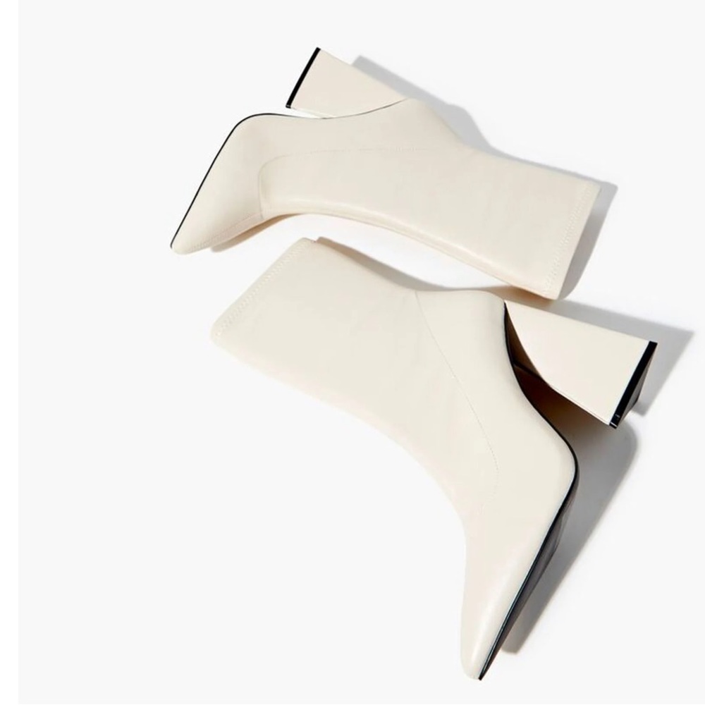 Cream booties